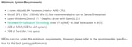 Minimum requirements for MEmu (Image via MEmu Play)